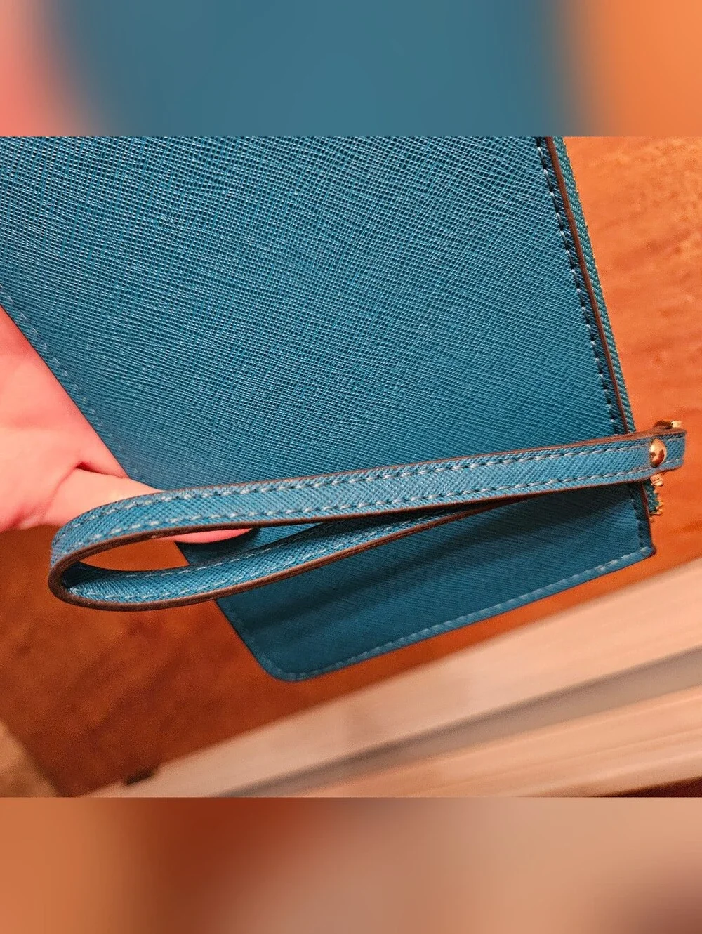 Kate Spade Teal Wristlet - Picture 15 of 16